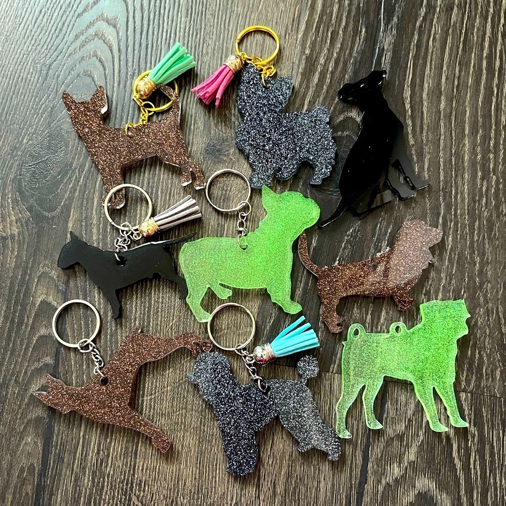 🎉🎉3x HP🎉🎉 Handmade Dog Keychains!!